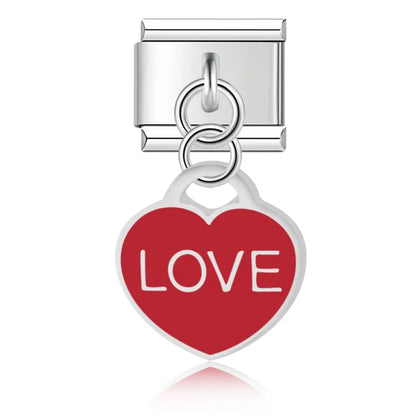 The Colour Heart, Love & Palm Dangle Charm