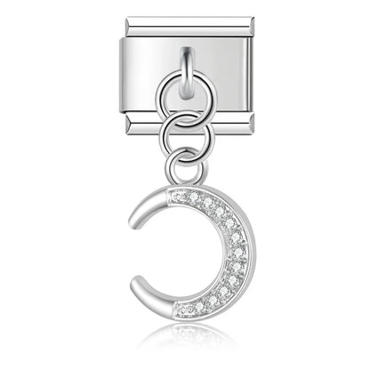 Enamel Music Note & Headphone Dangle Charm for Charm Bracelets