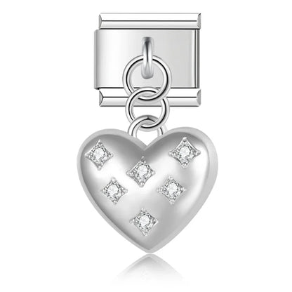 Enamel Music Note & Headphone Dangle Charm for Charm Bracelets