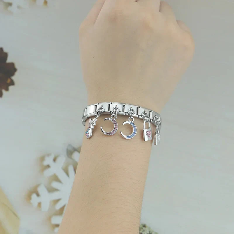 Sweet Heart Lock Moon Unicorn DJ829