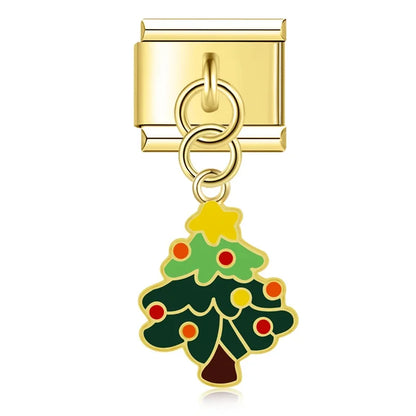 The Christmas Spirit Holiday Dangle Charm in Gold