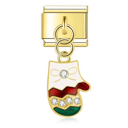 The Christmas Spirit Holiday Dangle Charm in Gold