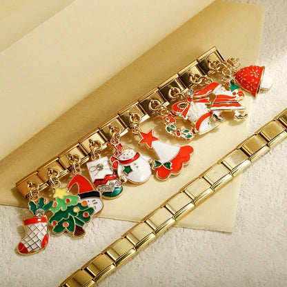 The Christmas Spirit Holiday Dangle Charm in Gold