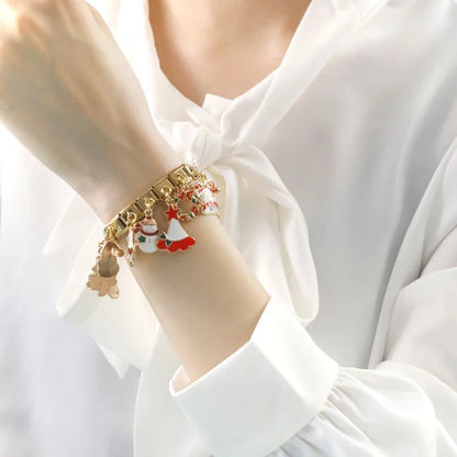 The Christmas Spirit Holiday Dangle Charm in Gold