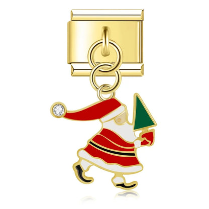 The Christmas Spirit Holiday Dangle Charm in Gold