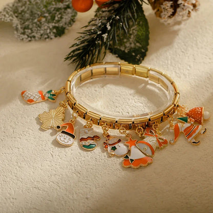 The Christmas Spirit Holiday Dangle Charm in Gold