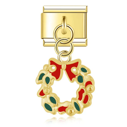The Christmas Spirit Holiday Dangle Charm in Gold