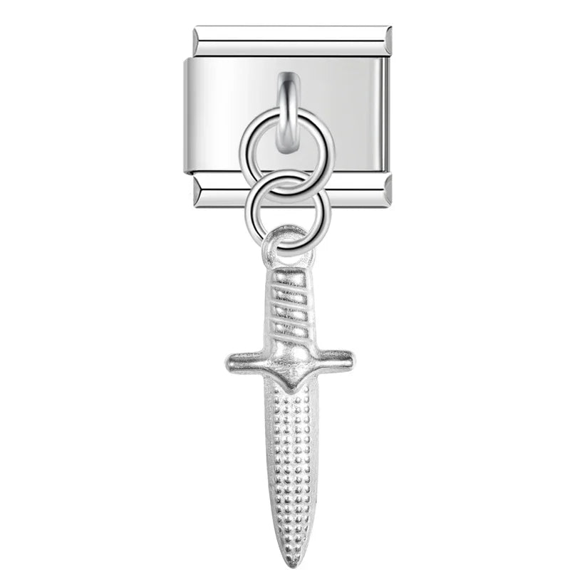 silver dangle charms