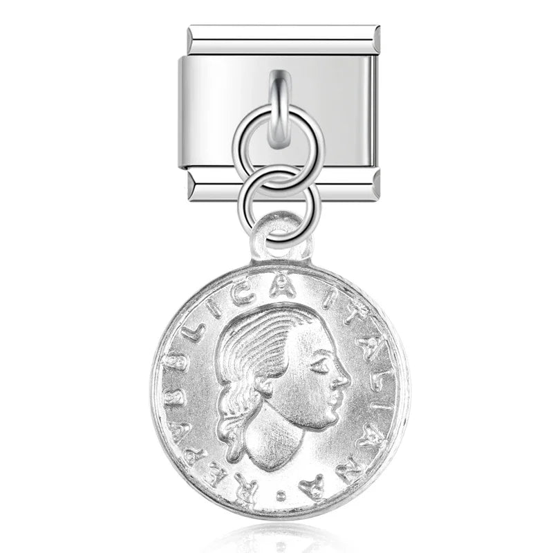 silver dangle charms