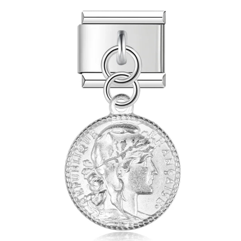 silver dangle charms