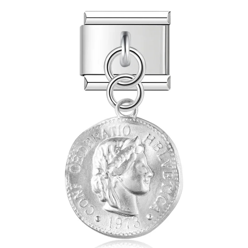 silver dangle charms