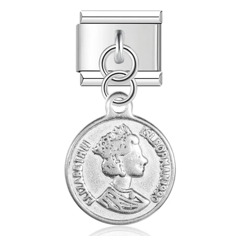 silver dangle charms