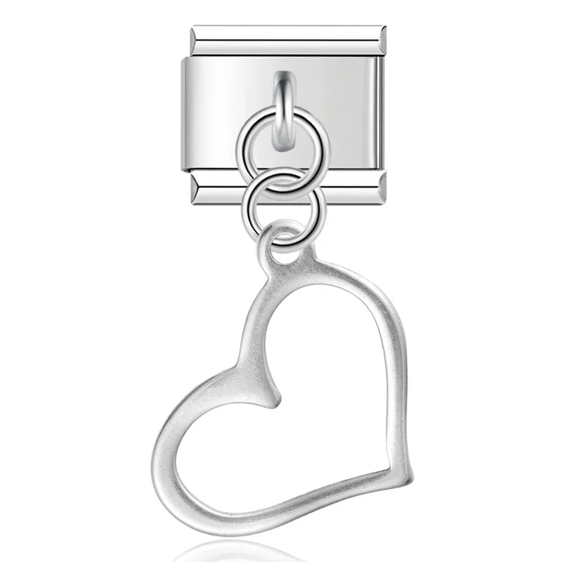 silver dangle charms