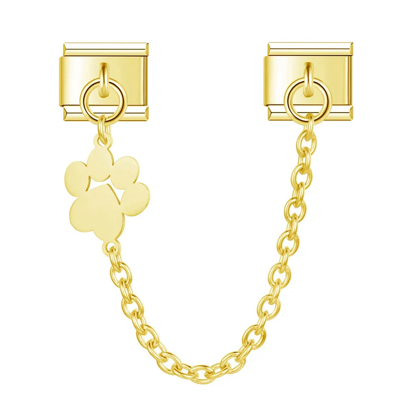 Sun Moon Claw Chain Italian Charms DJ1248