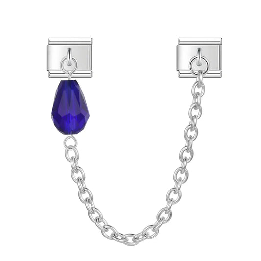 Water Droplets Chain Italian Charms Link