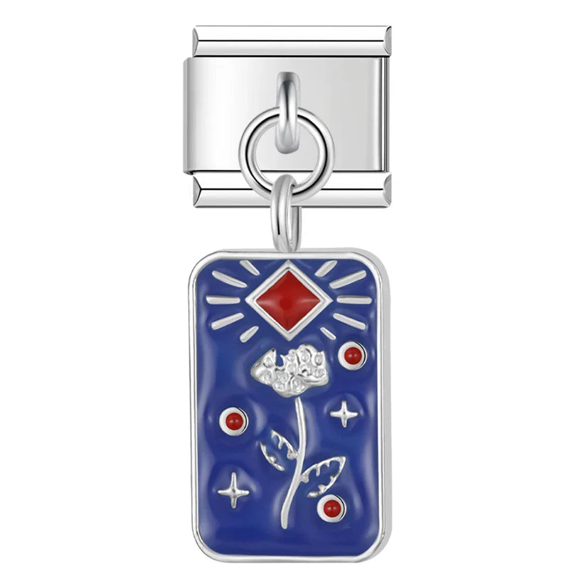 Tarot Starry Blue Sky Italian Charm