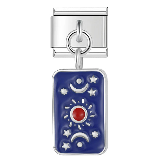 Tarot Starry Blue Sky Italian Charm