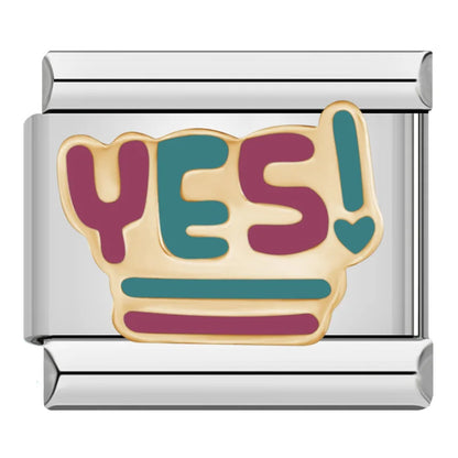 Bold Statement & Expressive Quote Italian Charms — MOM, GRL PWR, Dream Big, WOW! & More