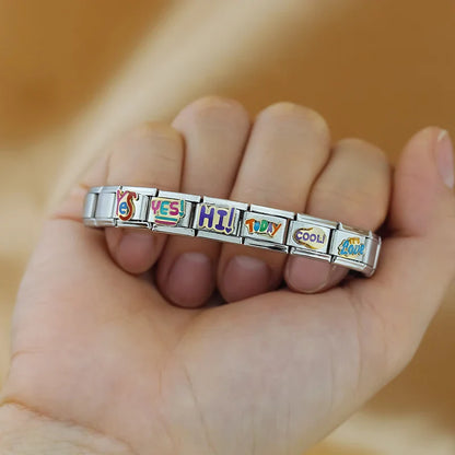 Bold Statement & Expressive Quote Italian Charms — MOM, GRL PWR, Dream Big, WOW! & More