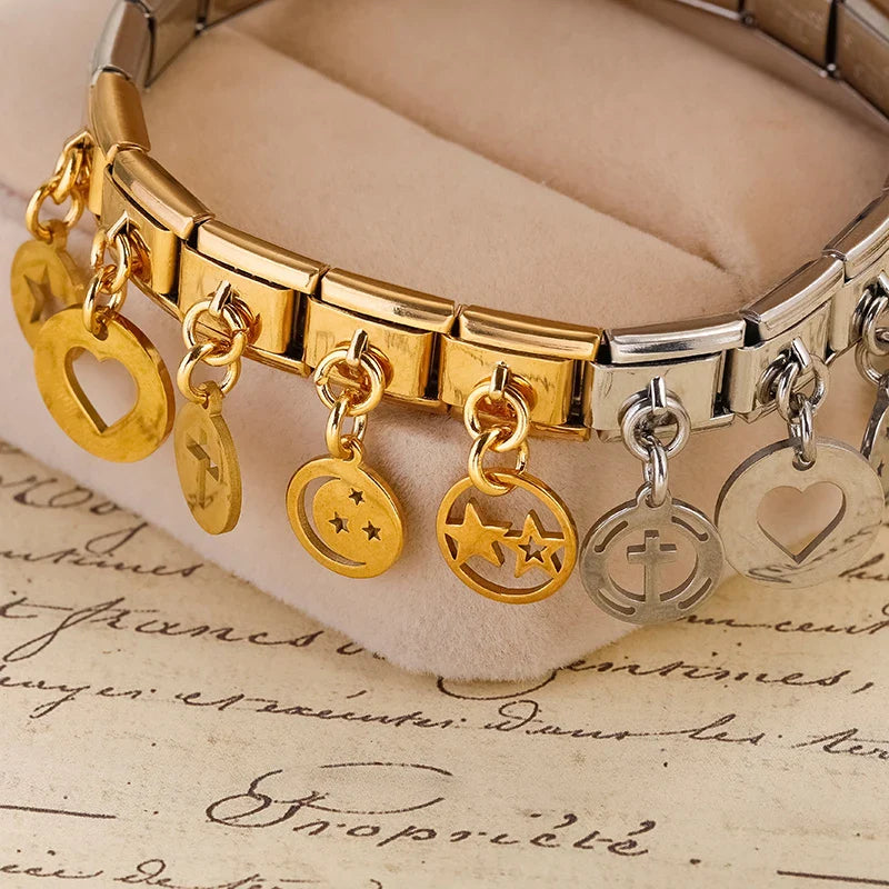 Round Star Heart Cross DJ1512