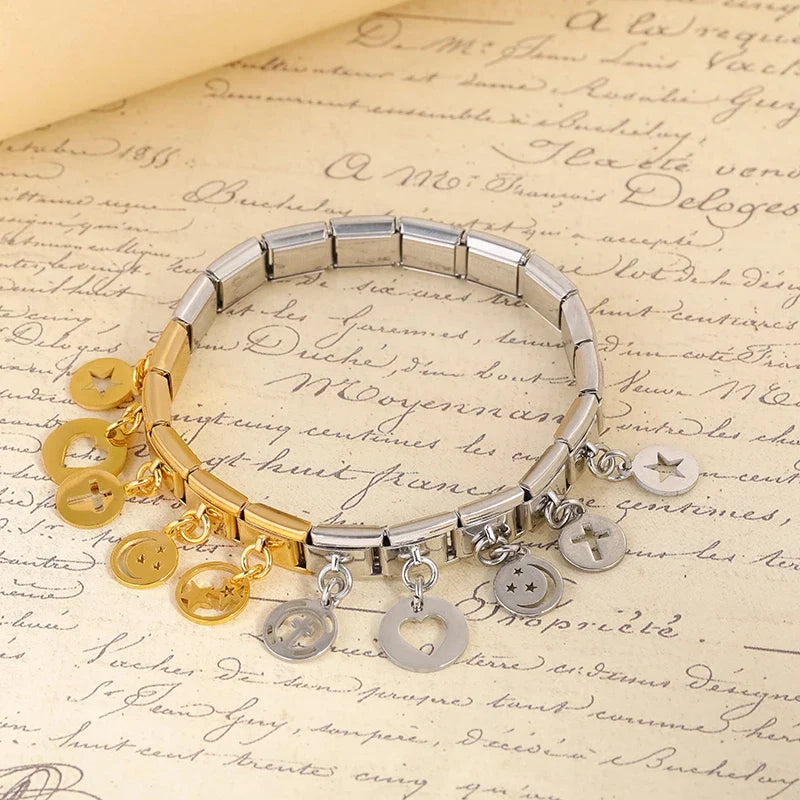 Round Star Heart Cross DJ1512