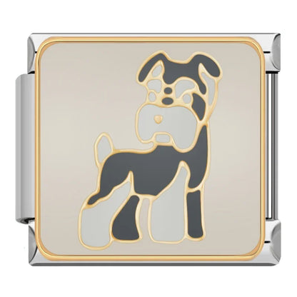 Dog & Cat Silhouette Italian Charms — Spaniel, Corgi, Dobermann, Husky, I Love My Dog & More