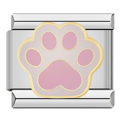 Dog & Cat Silhouette Italian Charms — Spaniel, Corgi, Dobermann, Husky, I Love My Dog & More