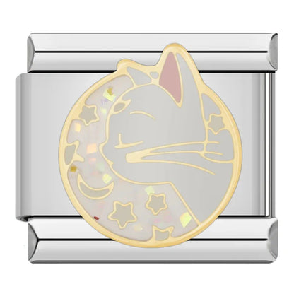 Dog & Cat Silhouette Italian Charms — Spaniel, Corgi, Dobermann, Husky, I Love My Dog & More