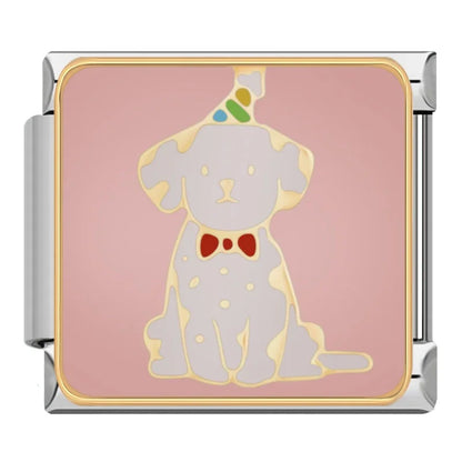 Dog & Cat Silhouette Italian Charms — Spaniel, Corgi, Dobermann, Husky, I Love My Dog & More