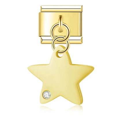 The Star, Angel, Puzzle & Palm Dangle Charm