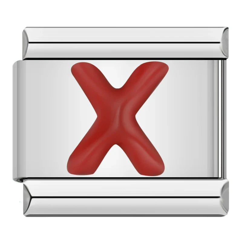 RED LETTERS CHARMS
