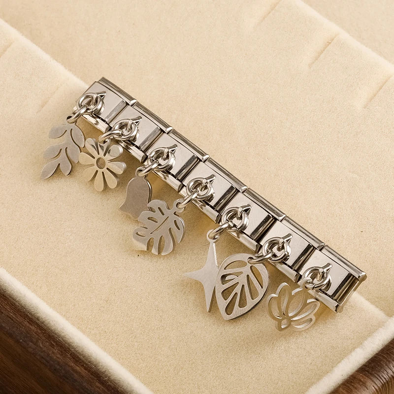 Flower Cross Leafs Bell