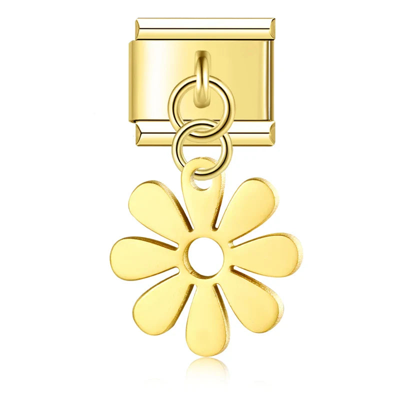 Flower Cross Leafs Bell