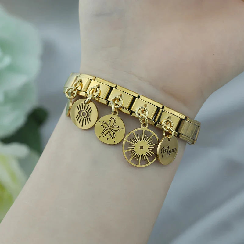 Mom Eye Round Heart Love  DJ1234