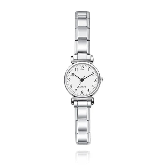 Classic Petite Round Watch with Numbers