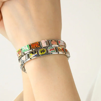 Bold Slogan Italian Charms — HOTTIE, BOSS, Goddess, Let's Party, I Love Traveling & More