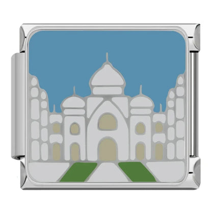 World Landmarks & Global Travel Italian Charms — Colosseum, Pyramids, Eiffel Tower & More