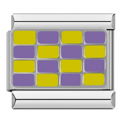 Colourful Checkerboard & 21st Birthday Italian Charms — 8 Colourways + Birthday Cake Link