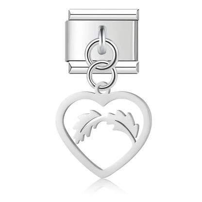 Enamel Sun & Sunshine Dangle Charm for Charm Bracelets