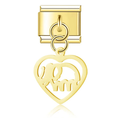 Enamel Sun & Sunshine Dangle Charm for Charm Bracelets