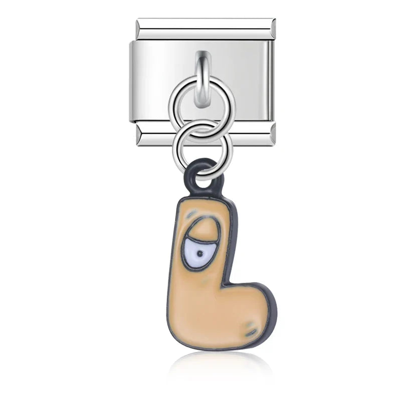 Black Color A-Z 26 Letters DJ1086