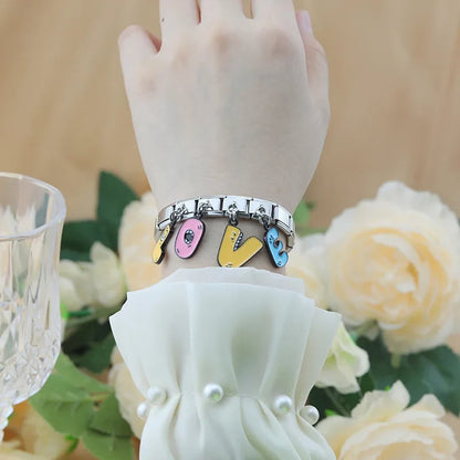 Playful Monster Alphabet Dangle Italian Charms A–Z — Colourful Kawaii Monster Letter Dangle Links