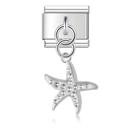 The Classic Silver Silhouette & Symbol Dangle Charm