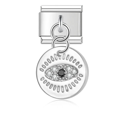 The Shiny Eye Dangle Charm in Silver, Gold & Rose Gold