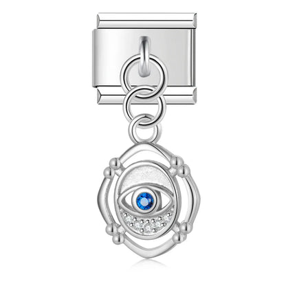 The Shiny Eye Dangle Charm in Silver, Gold & Rose Gold