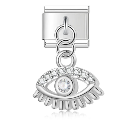 The Shiny Eye Dangle Charm in Silver, Gold & Rose Gold