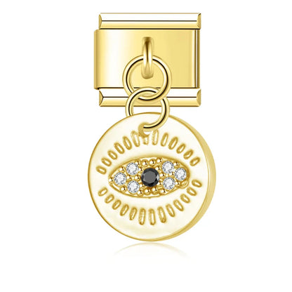 The Shiny Eye Dangle Charm in Silver, Gold & Rose Gold