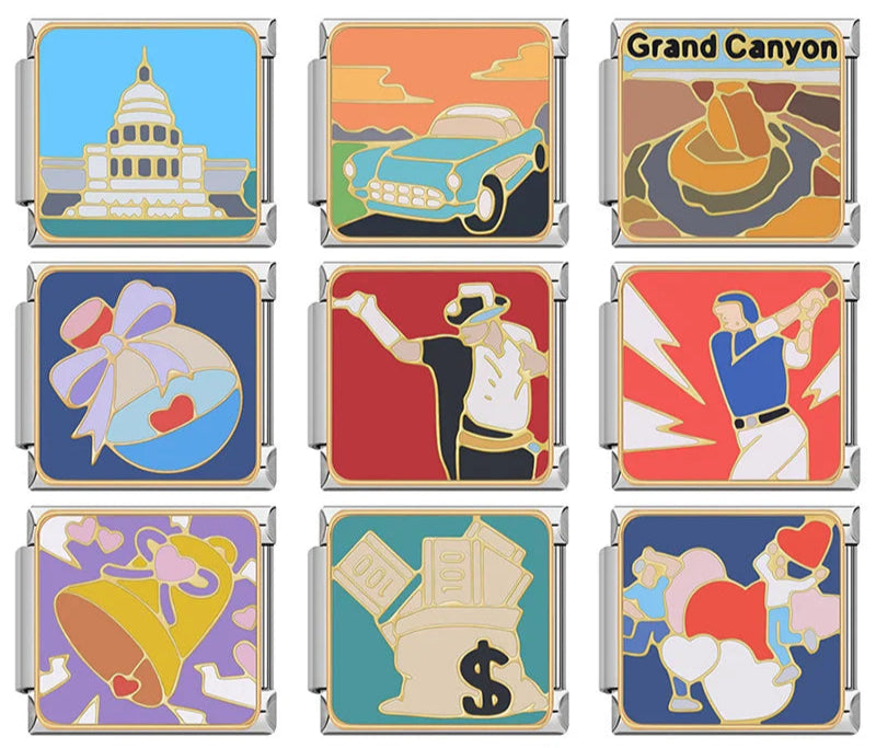 Heart Bell Landscape Money DJ1146-A