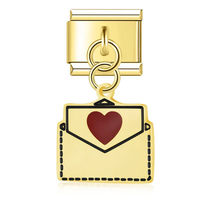 The Heart, Cake & Envelope Dangle Charm