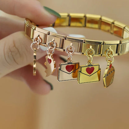 The Heart, Cake & Envelope Dangle Charm